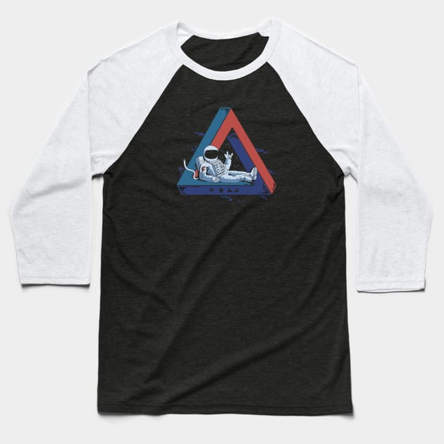 Major Tom is alive Baseball T-Shirt by Elan Harris